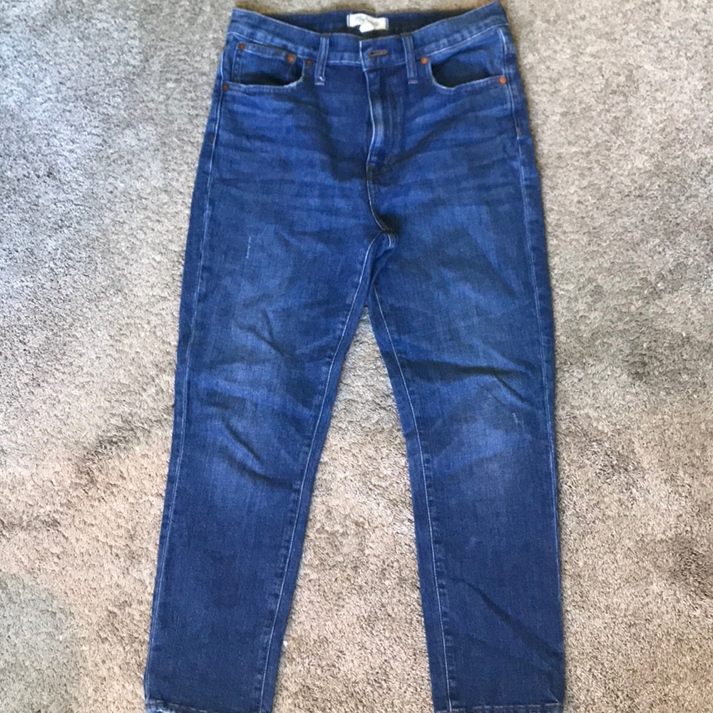 Madewell Crop High-Rise Slim Boy Jean